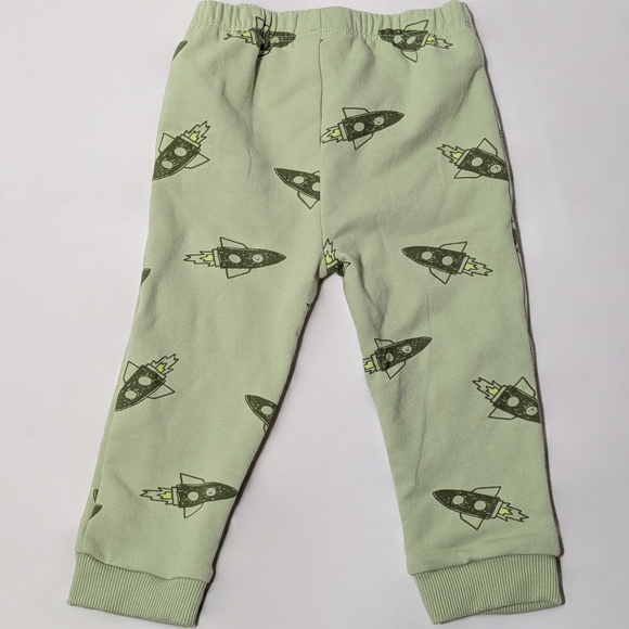 🚀 Cat & Jack Baby 18M Rocket Sweatshirt & Jogger Set | NEW Without Tag - Picture 6 of 6